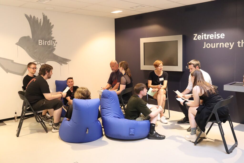 Angeregte Diskussion in der Ideenwerkstatt zum Thema Nachhaltigkeit